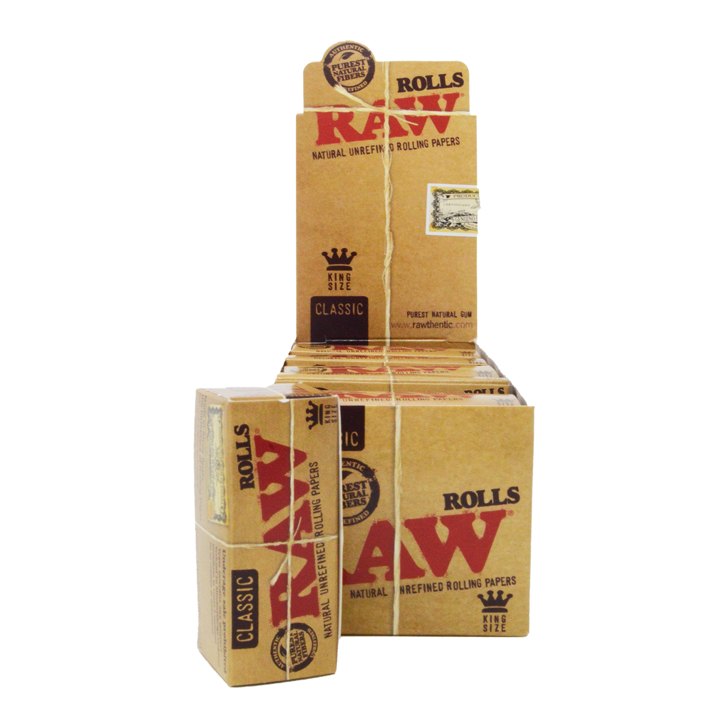 RAW KING SIZE CLASSIC ROLL 12CT AskWholeSalers